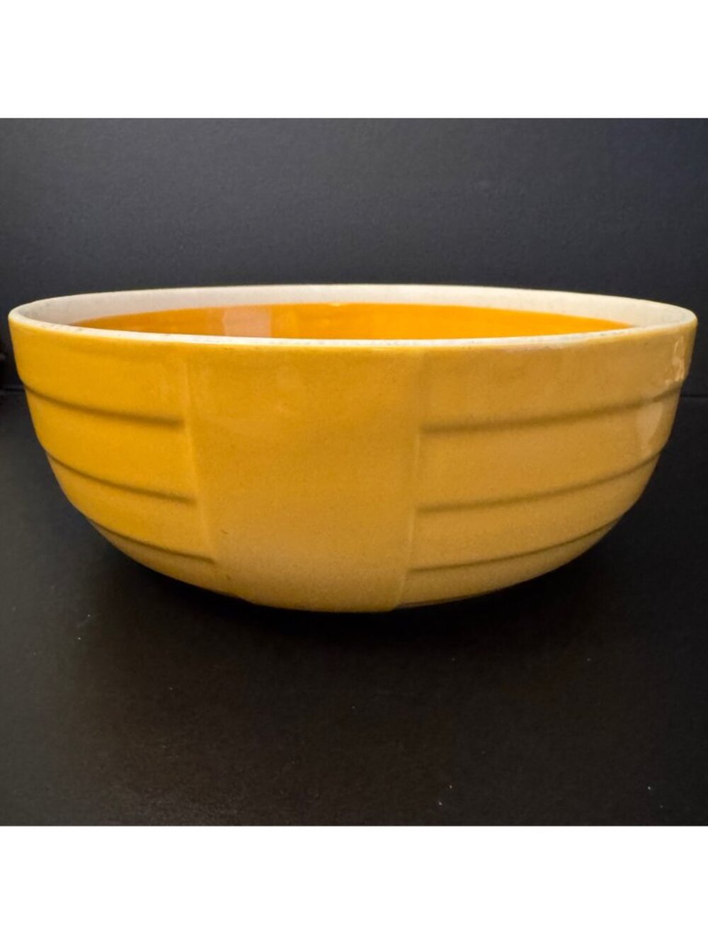 VTG Yellow Mustard Hall China Co. Bowl Hotpoint Refrigerator Dish Made In USA - Picture 4 of 11